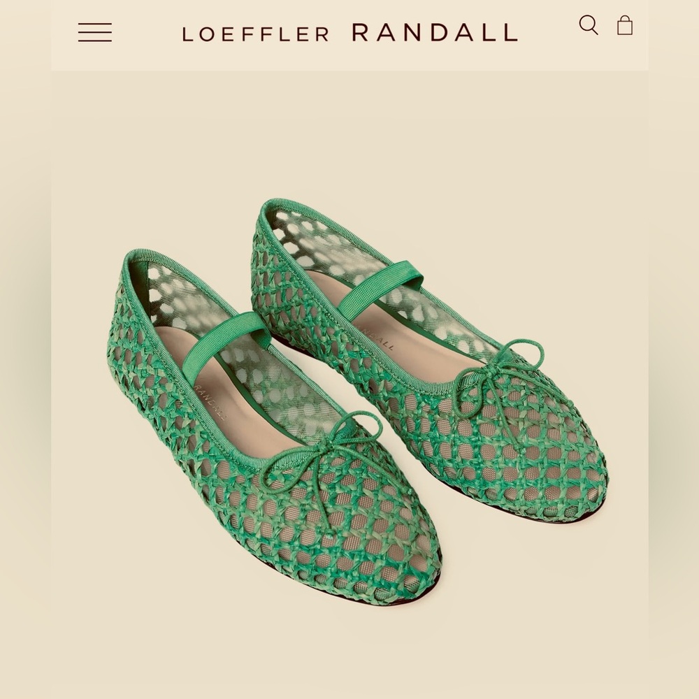 Loeffler Randall Green Flats